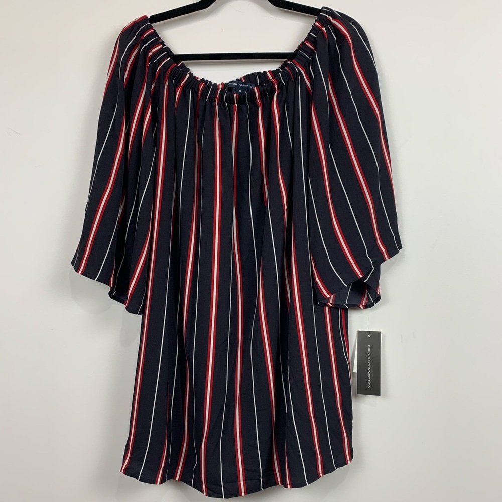 NWT French Connection Hasan Stripe Dress - Picture 2 of 3